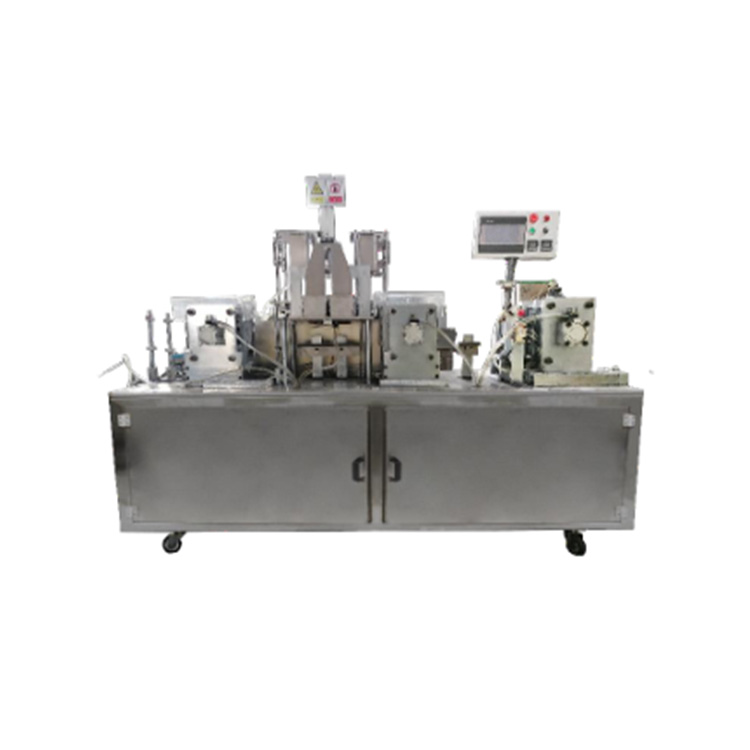 Automatic disposable PE gloves folding and packing machine