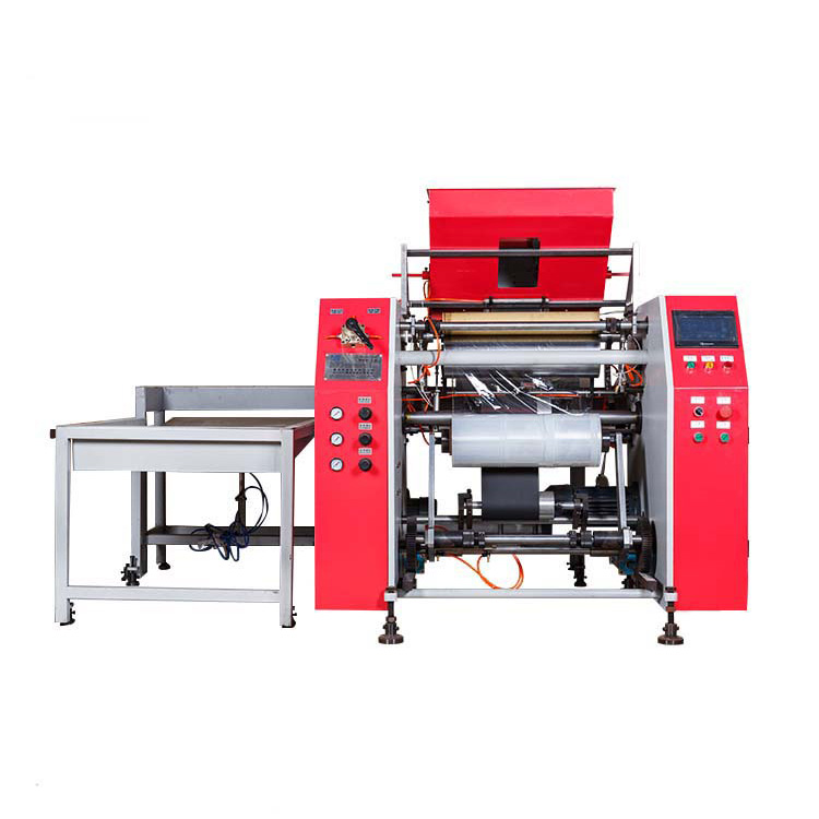 Automatic high speed stretch film rewinder