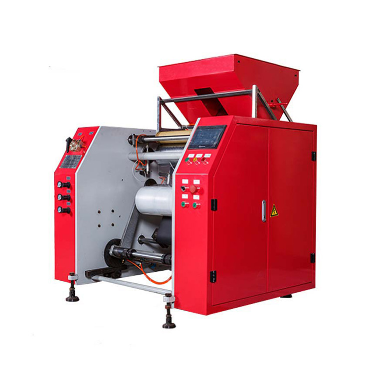 Automatic stretch film rewinder