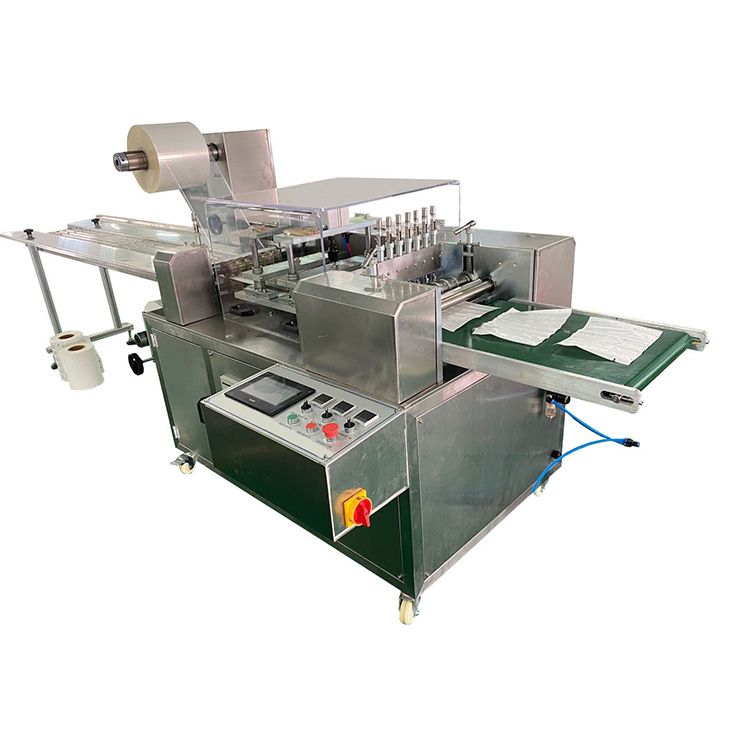 Four side sealing anti-static dust-free wipe stick packaging machine