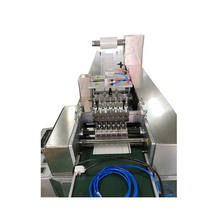 Four side sealing specimen collection oral swab nasopharyngeal swab packaging machine