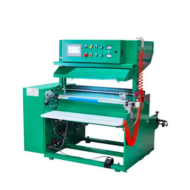 Gift paper plastic film cutting rewinding machine