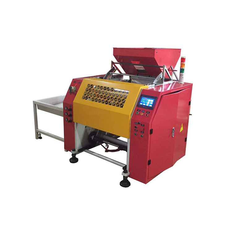 Heavy duty high speed automatic stretch film rewinding machine