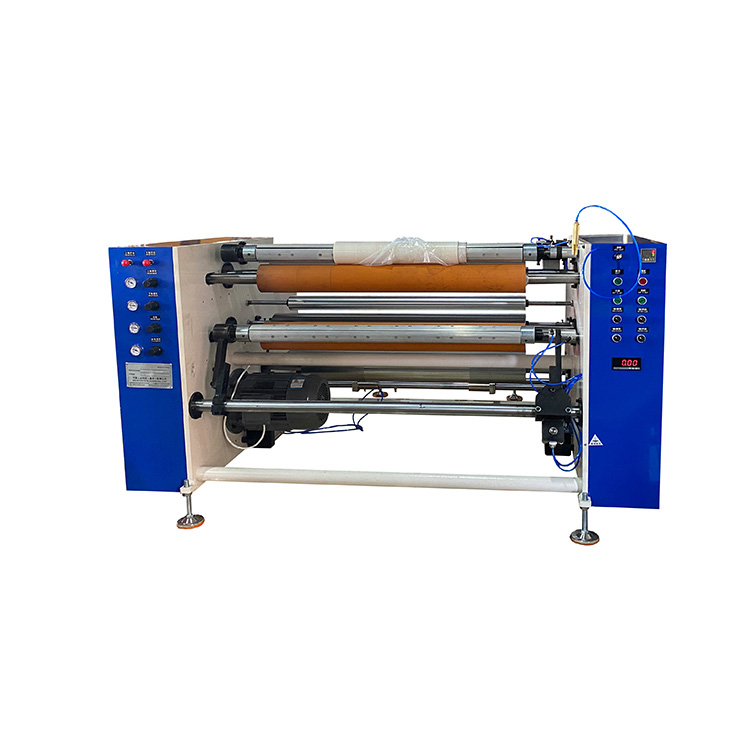 Semi-automatic coreless stretch film rewinder 1000mm width