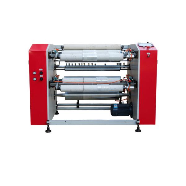 4 shaft semi auto stretch film slitting rewinding machine