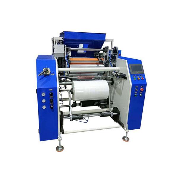 Automatic 4 shafts stretch film rewinding machine