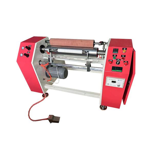 New model single station aluminum foil rewinding machine