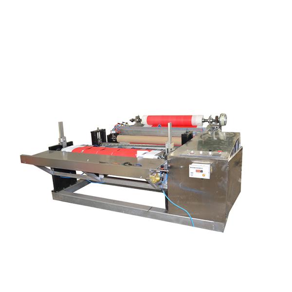 Non-woven fabric coreless perforated slitting and rewinding machine