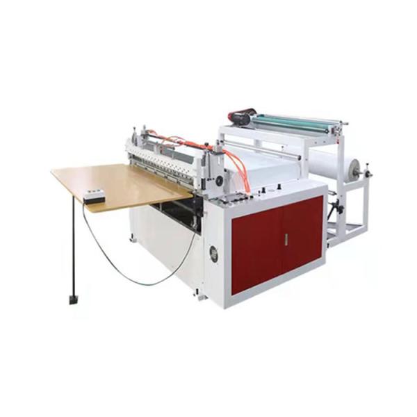 Plaster sheeting cutting machine