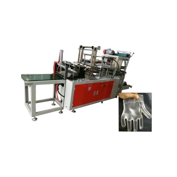 Semi automatic plastic gloves production machine