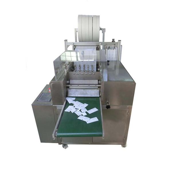 Vertical type automatic alcohol swab packaging machine